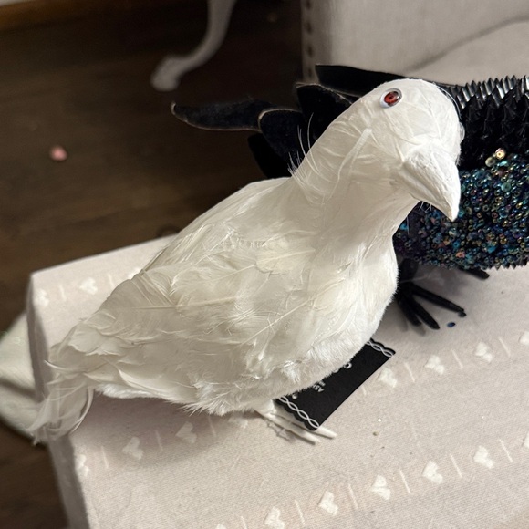 Ashland Black Spiked Decorative Crow with Iridescent Sequin Accent bundle new - Picture 4 of 4